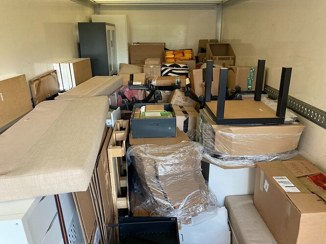 loaded truck