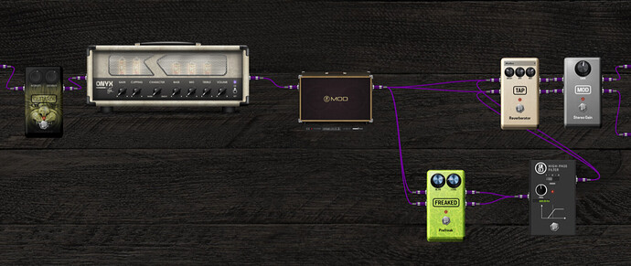 gino amp+pad pedalboard