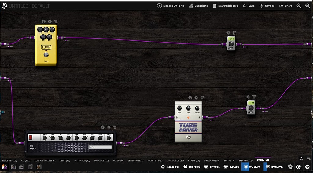 Big problem with MOD DUO: sound input 1 modified by effects input 2 ...