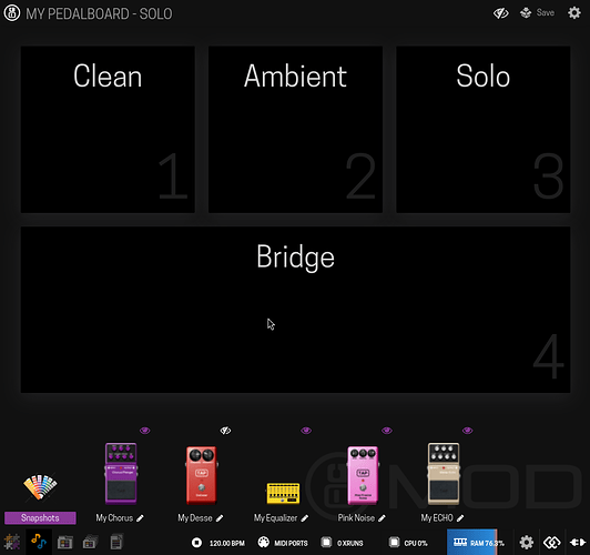 Performance view desktop